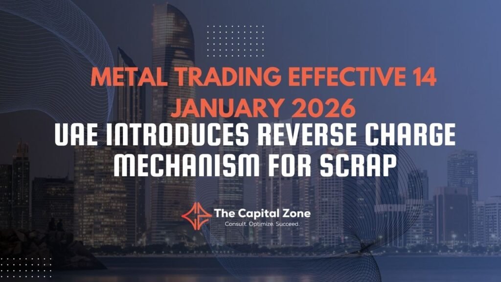 UAE Introduces Reverse Charge Mechanism for Scrap-Metal Trading Effective 14 January 2026