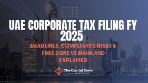 UAE Corporate Tax Filing FY 2025: Deadlines, Compliance Risks & Free Zone vs Mainland Explained